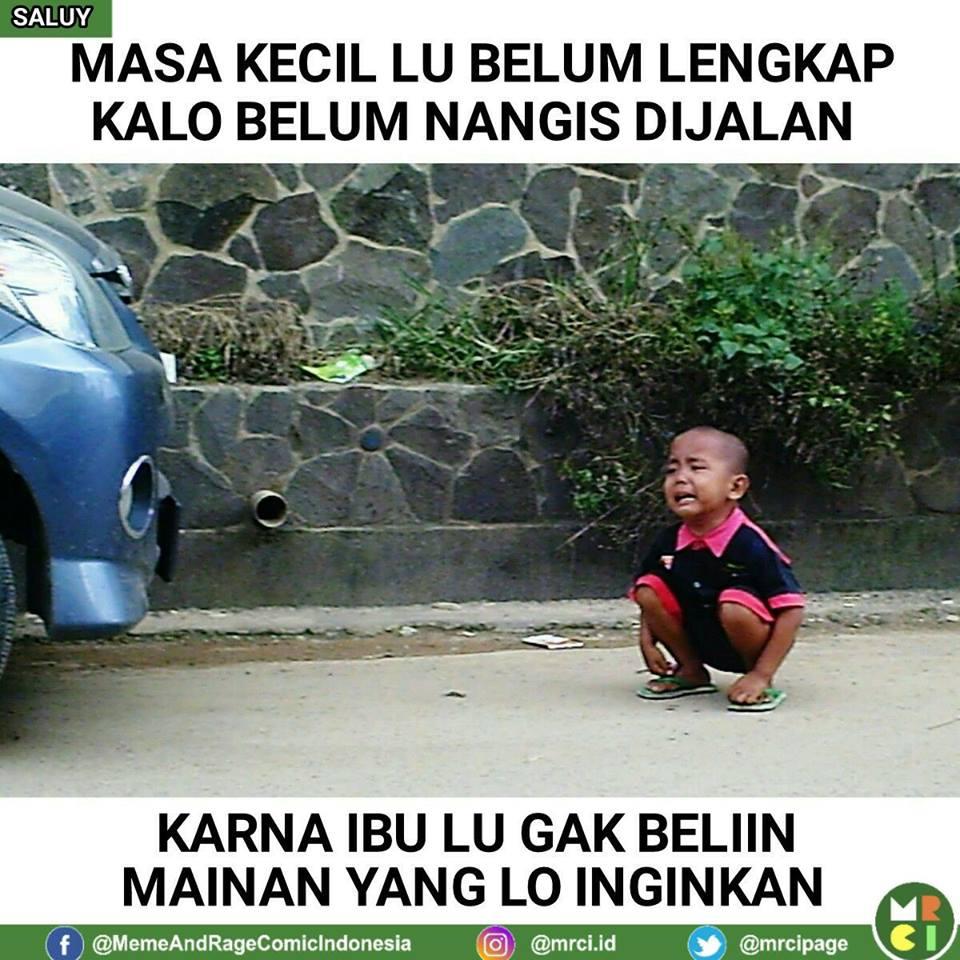 10 Meme Masa Kecil Anak 90 An Ini Kocak Abis Dan Bikin Nostalgia Kurio