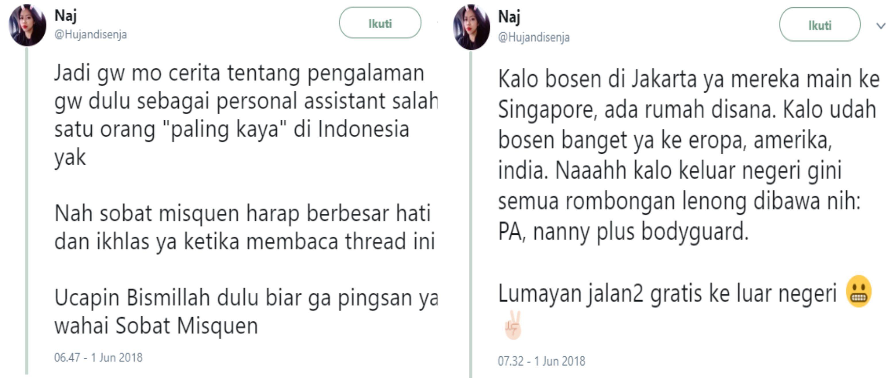 Cerita Asisten Pribadi Konglomerat TOP Indonesia Uang Jajan Anak Bosnya 5 Juta Per Hari