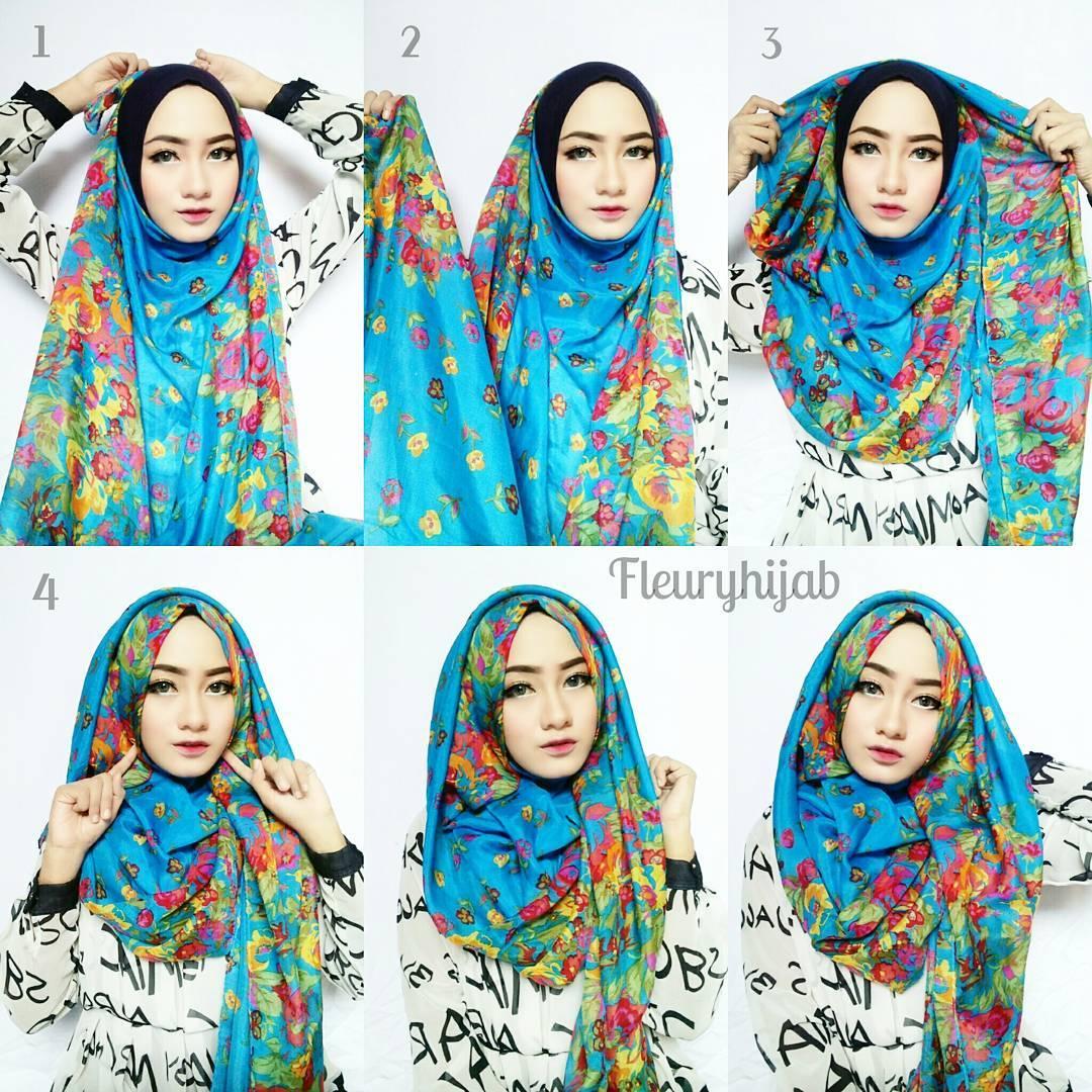 5 Tutorial Hijab Ini Bikin Wajahmu Terlihat Tirus