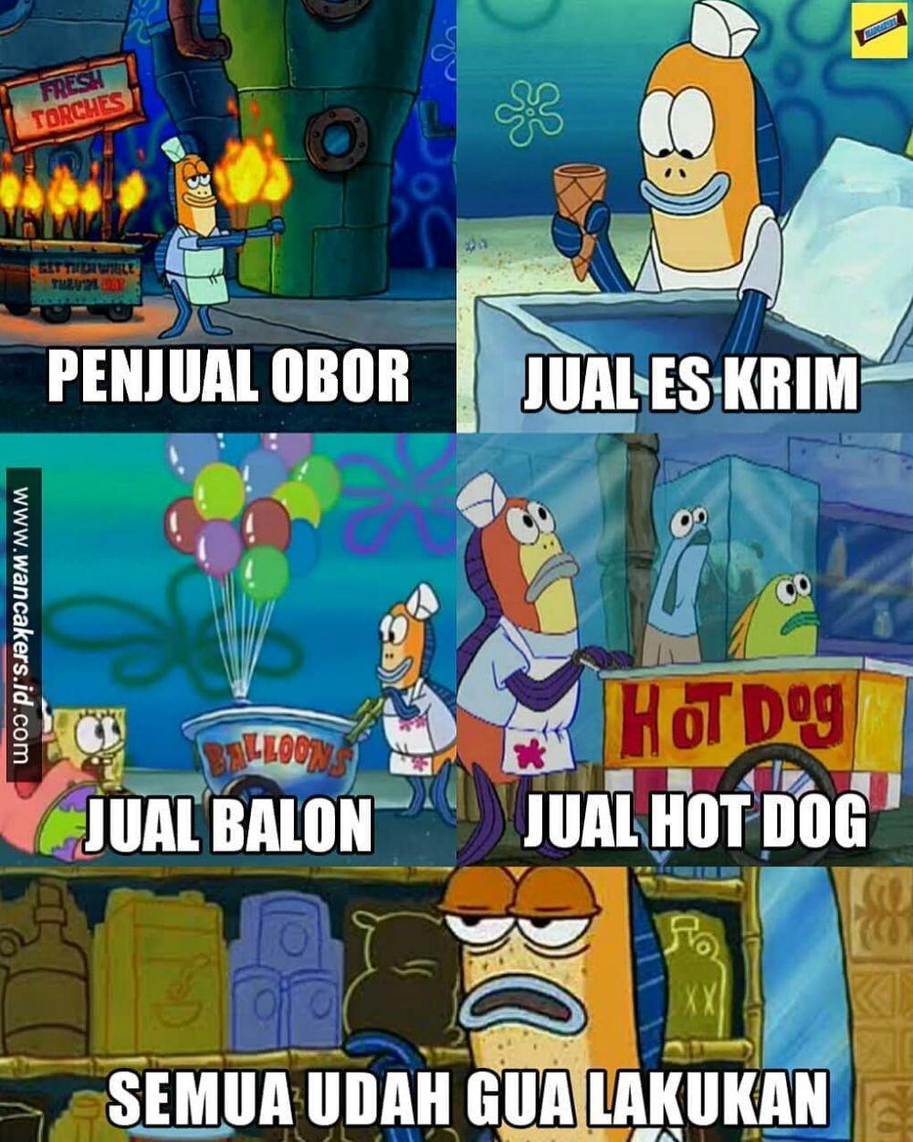 10 Meme Lucu Cuma Ada Di Spongebob Ini Bikin Nggak Habis Pikir Kurio