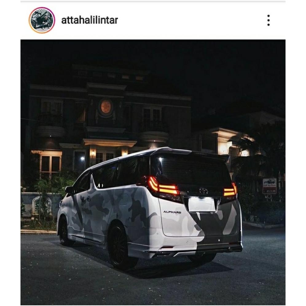 Wow Mobil Alphard Milik Atta Halilintar Diubah Jadi Warna Sapi