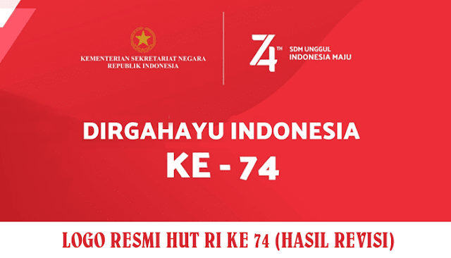 Logo Resmi Hut Ri Ke 74 Revisi Valid File Billboard