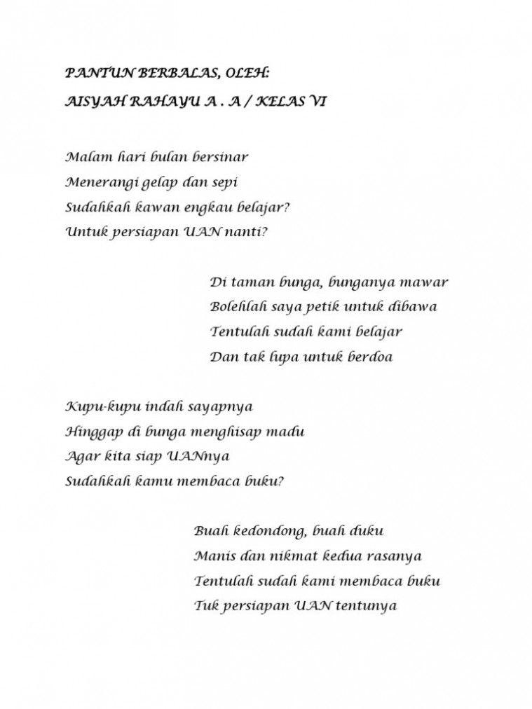 70 Kumpulan Dan Contoh Pantun Jenaka Bikin Senyum Senyum Sendiri