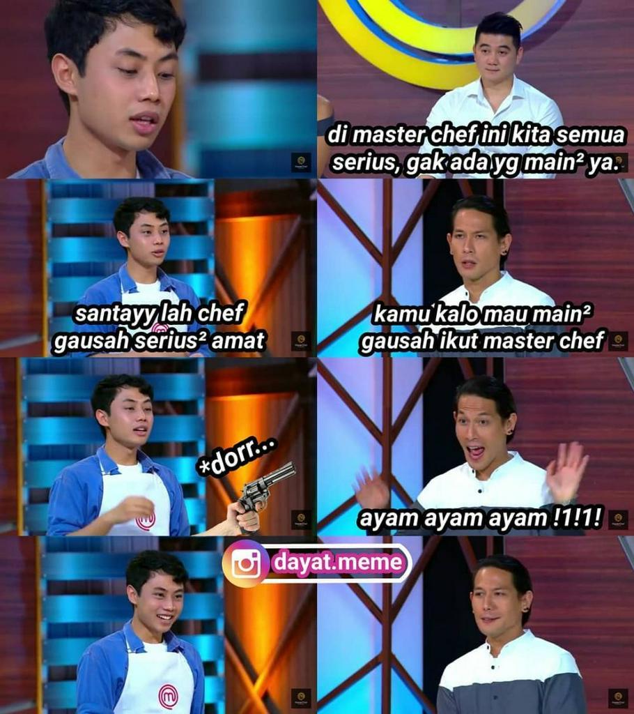 11 Meme Lucu Peserta Ngerjain Juri Masterchef Ini Bikin Ngakak Kurio