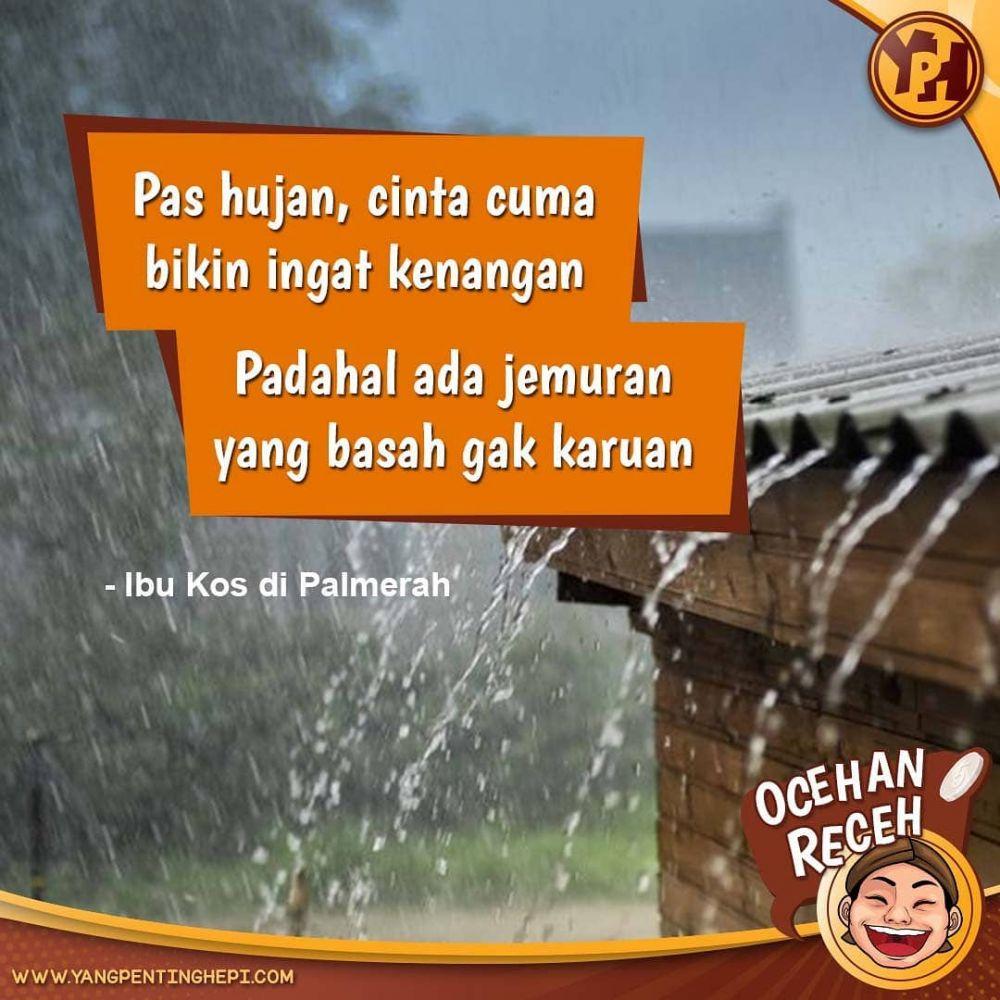 20 Meme Lucu Tentang Hujan Ini Bikin Senyum Sekaligus Baper Kurio