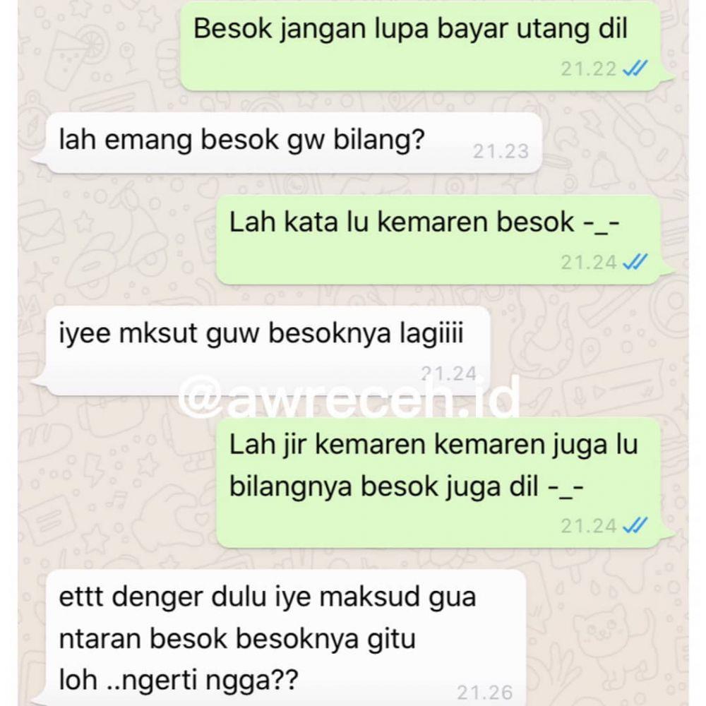 10 Chat Wa Lucu Tanya Sama Teman Ini Endingnya Bikin Tepuk Jidat