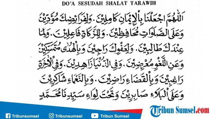 Niat Dan Tata Cara Shalat Tarawih Sendiri Di Rumah Dan Lafadz Bacaan Doa Kamilin Sesudah Tarawih Kurio