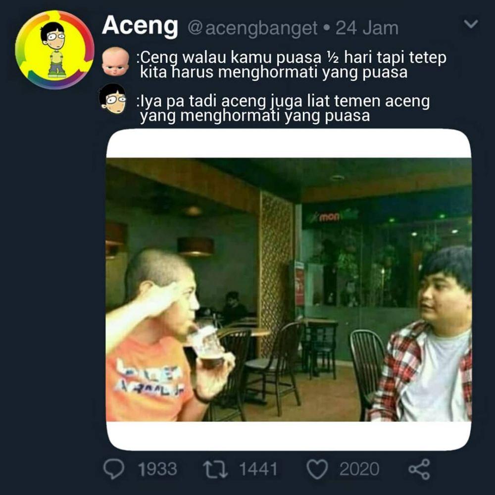 10 Meme Lucu Obrolan Lika Liku Puasa Ini Bikin Senyum Tipis Kurio